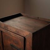 Bonnetière alpine en sapin – Piémont, XVIIIᵉ siècle, art populaire