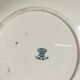 Set of 8 dessert plates in ironstone "Amiral", Creil & Montereau, green-blue, late 19th century.