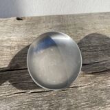 6 oval brushed stainless steel cups