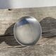 6 oval brushed stainless steel cups