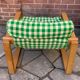 Vintage pine armchair
