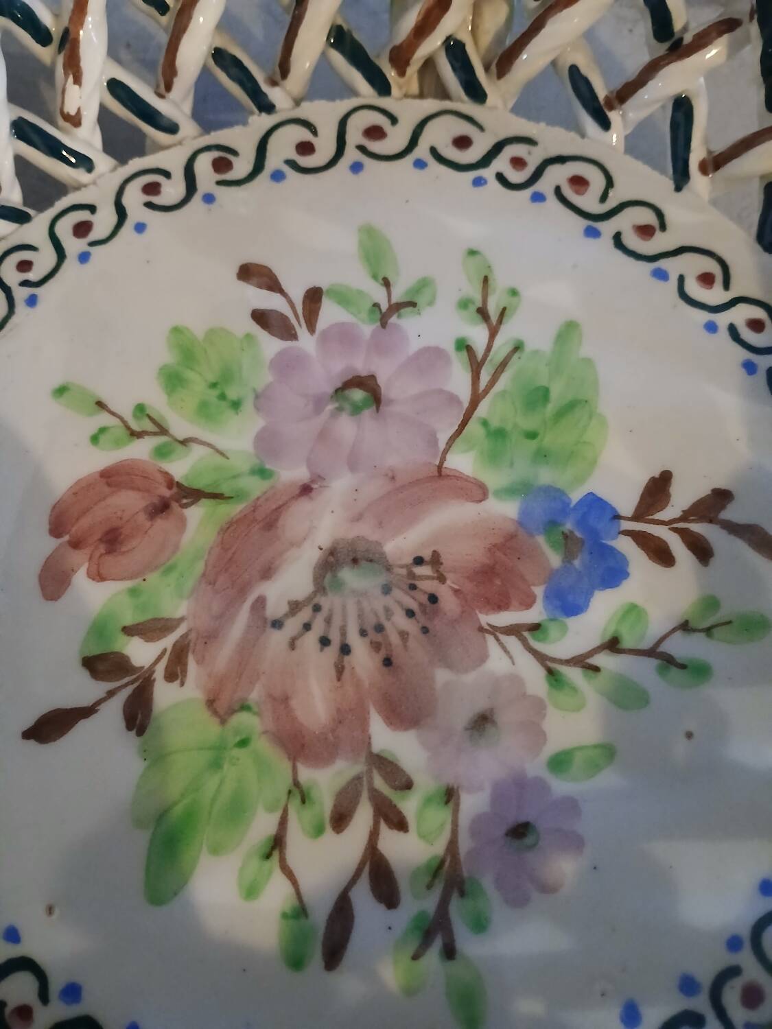 Vintage Spanish ceramic bowl