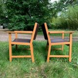 2 fauteuils Hans Wegner - Danemark années 60