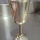Footed glass in pewter