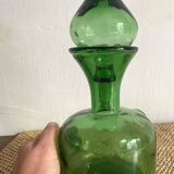 Carafe vintage en vert teinté