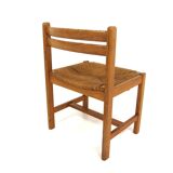 Set of 4 Scandinavian "Asserbro" chairs, Børge Mogensen, Sweden, 1960