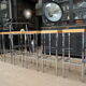 Lot of 6 old bar top stools 1970