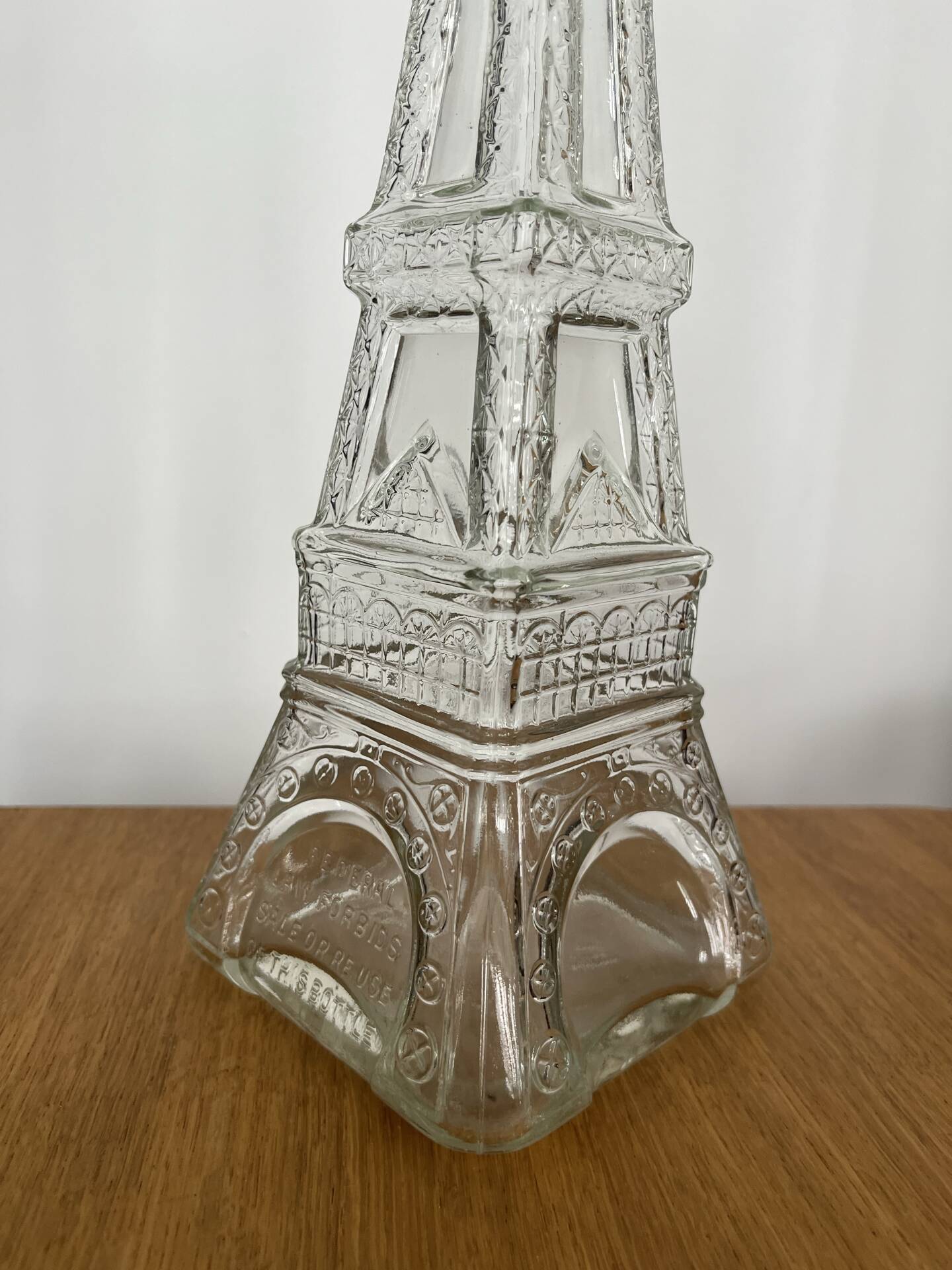 Vintage liqueur bottle "Eiffel Tower"