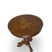 an antique Italian Sorrento occasional table top, from the 19th