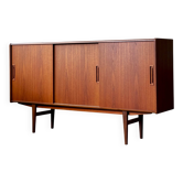 Buffet en teck, Danemark années 60/70, vintage, milieu du XXe siècle moderne