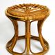 Pair of beautiful rare original 1960's Italian bamboo stools