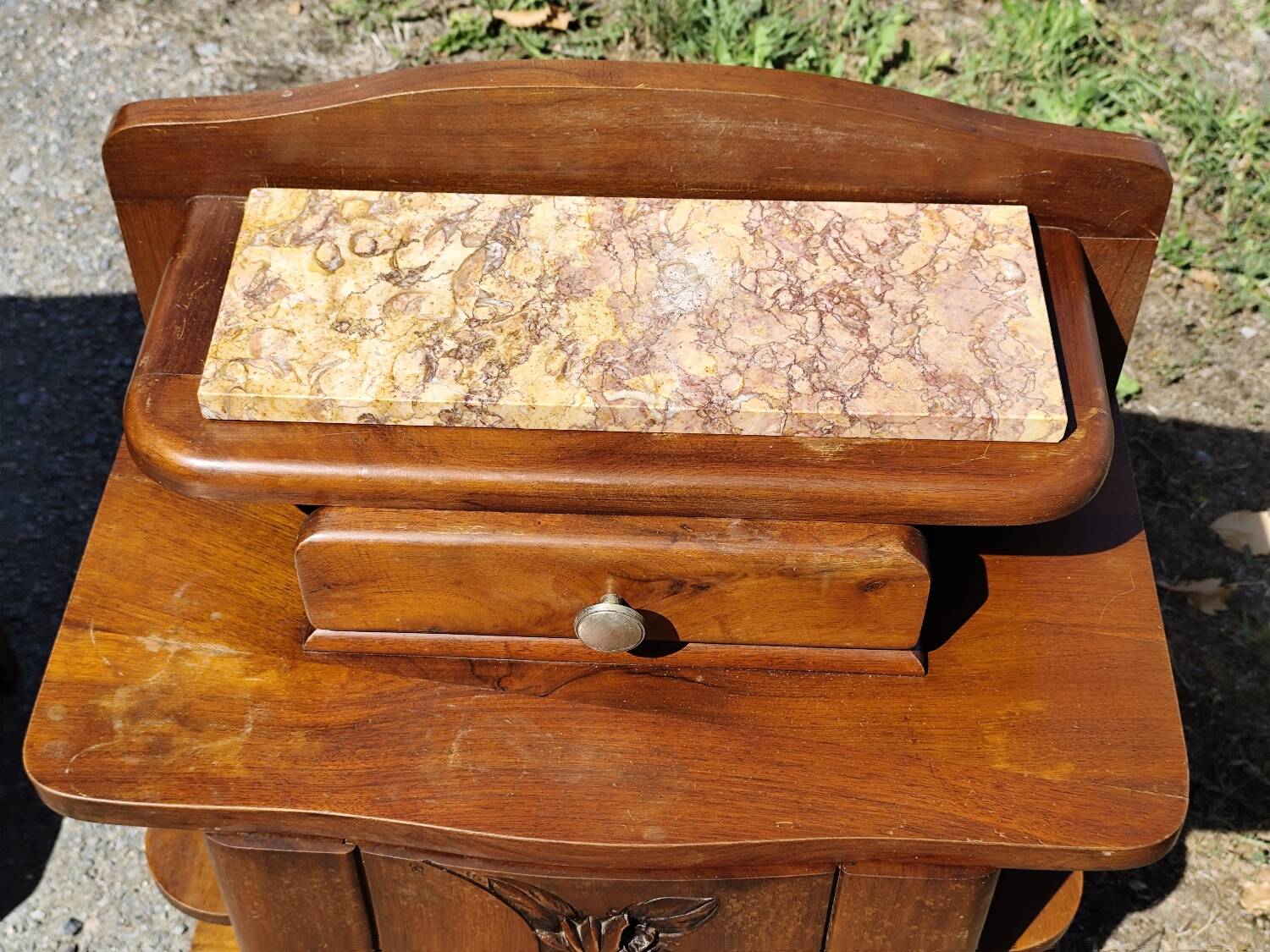 Paire de chevets bois année 50