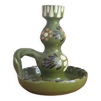 La Redoute x Selency ceramic candle holder 03 green