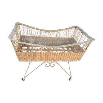 Children's rattan bed