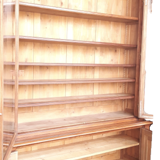Large walnut library XIX°