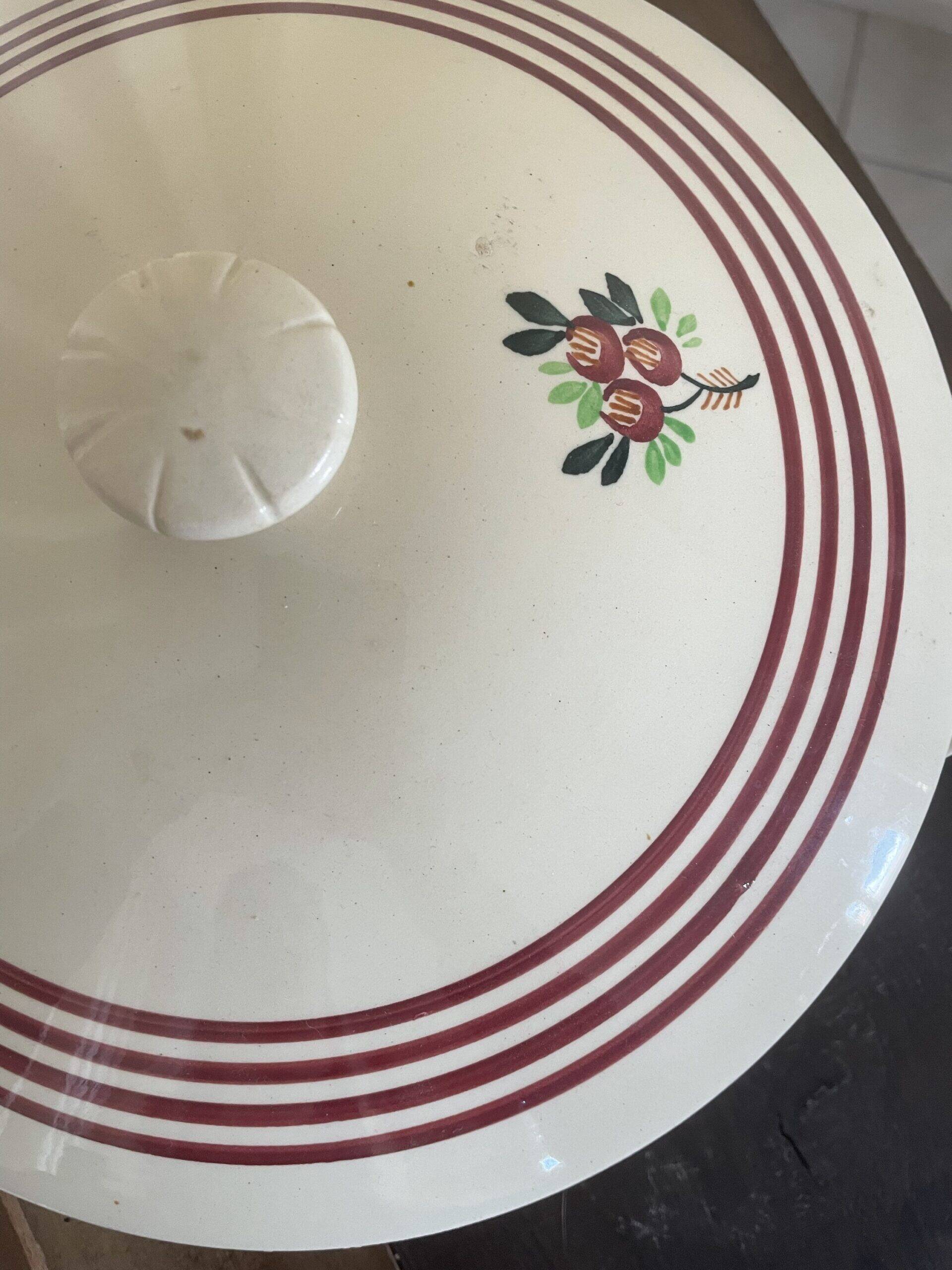 Gien Iron Earth Soup Tureen