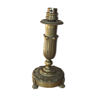 Bronze lamp with palmette patterns Empire style