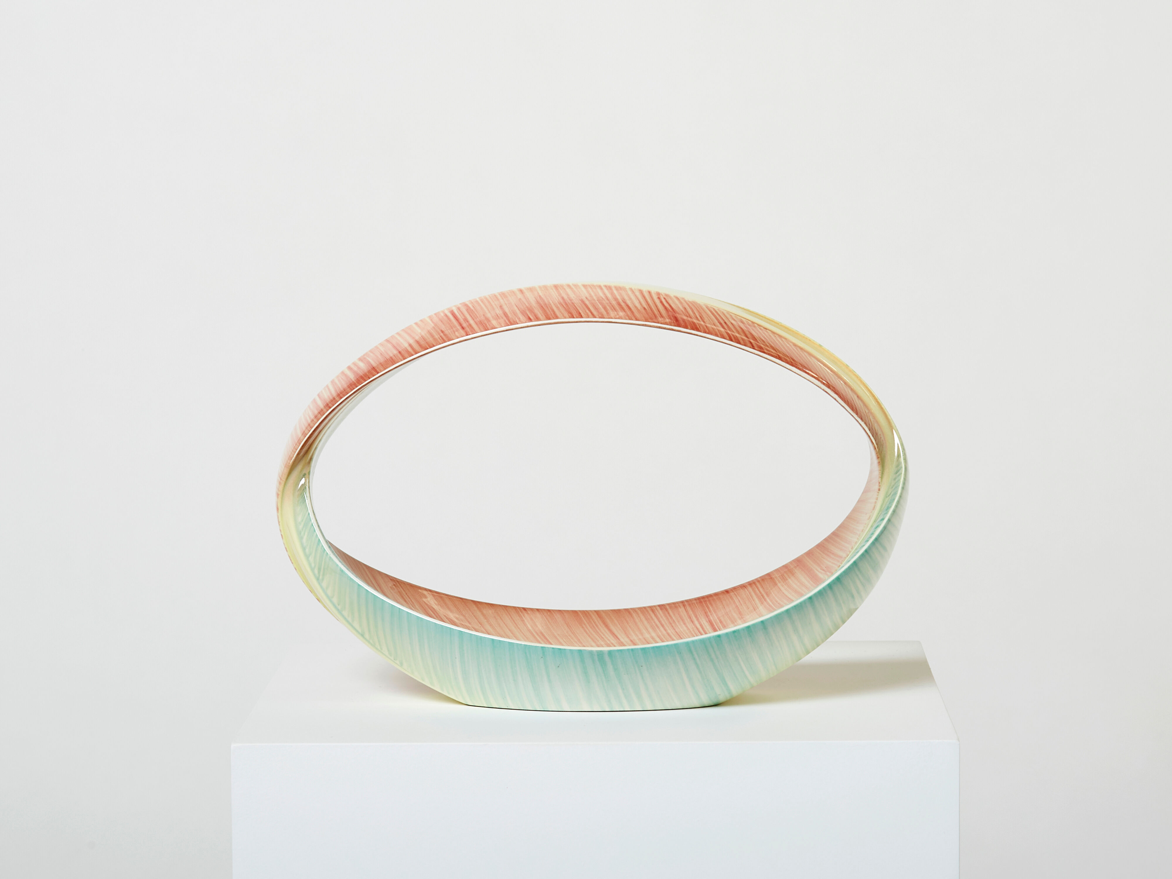 Italian ceramic centerpiece varnished by ViBi Torino around 1960