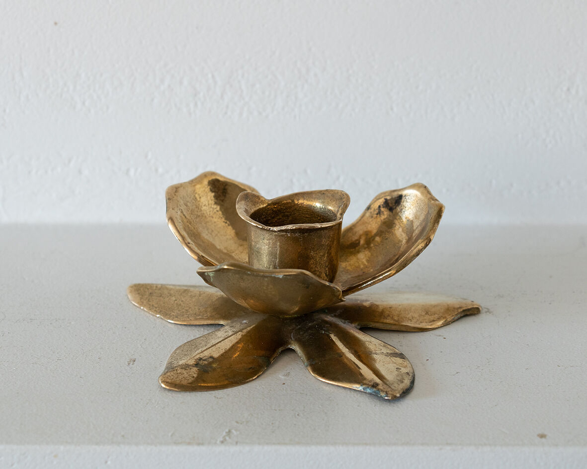 Brass candlestick