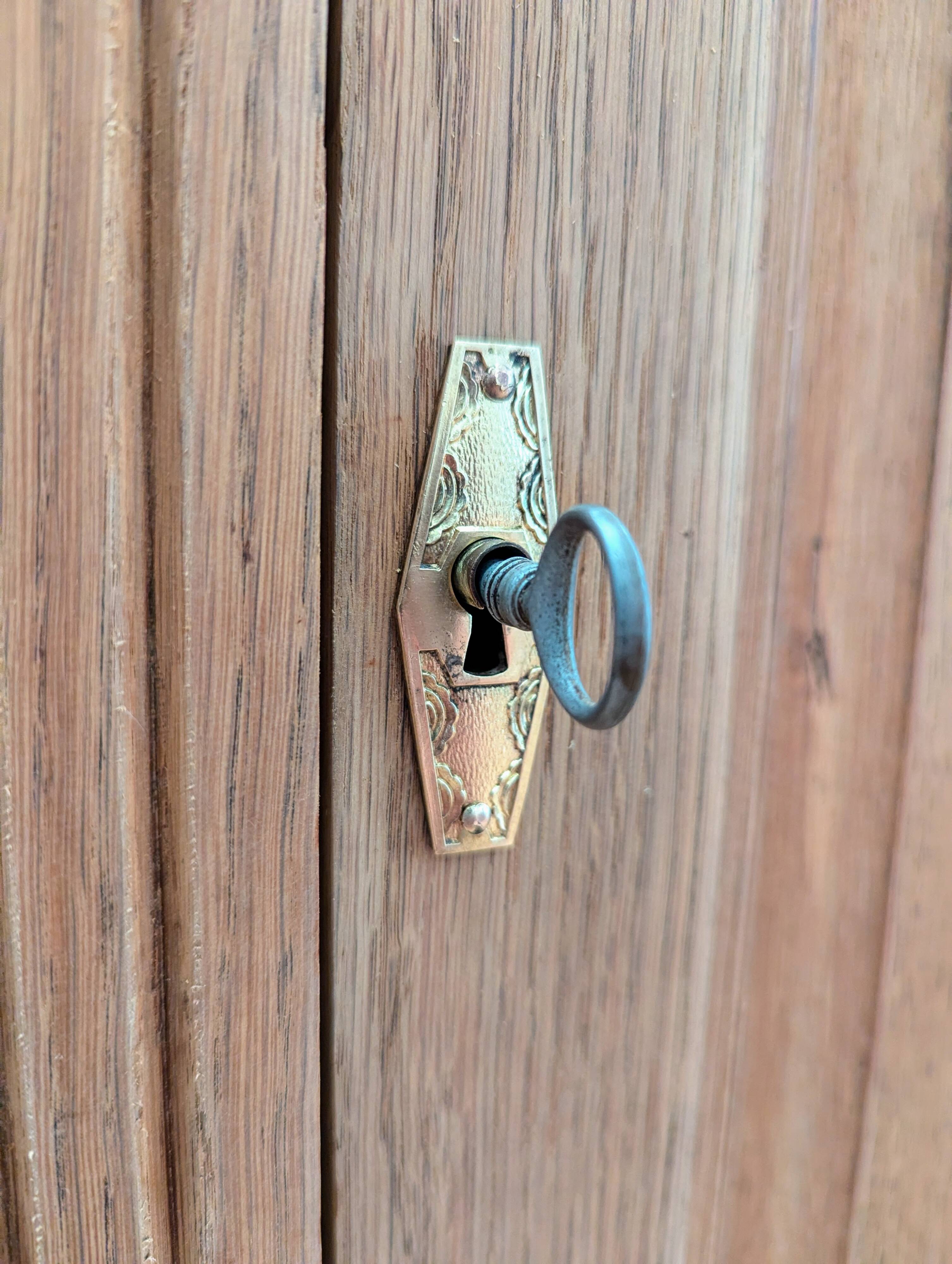 Art Nouveau wood sideboard