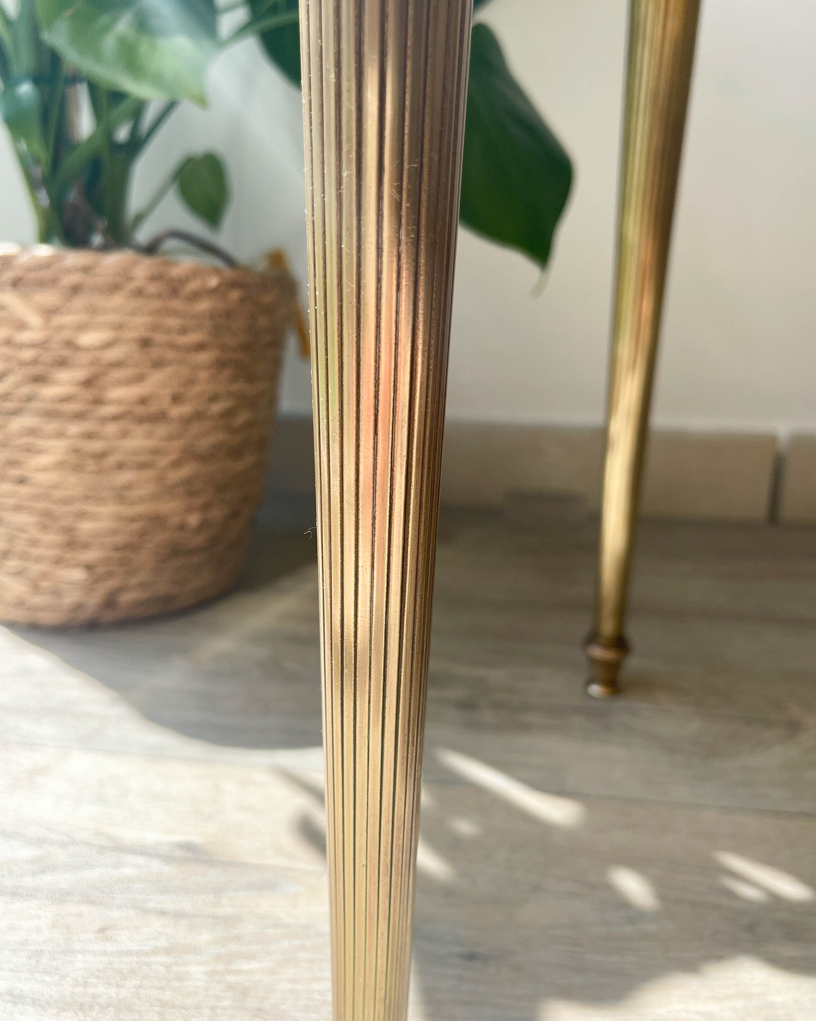 Marble and bronze coffee table Neoclassical style