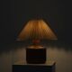Vintage Scandinavian Table Lamp with Teak Base