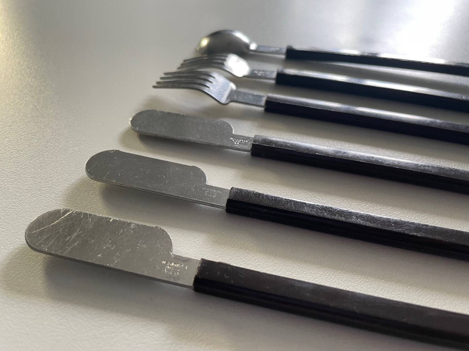 Concorde cutlery sets by Raymond Loewy