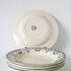 Set of 6 deep plates in Terre de Fer, Salins model "Cambacéres" 19th century