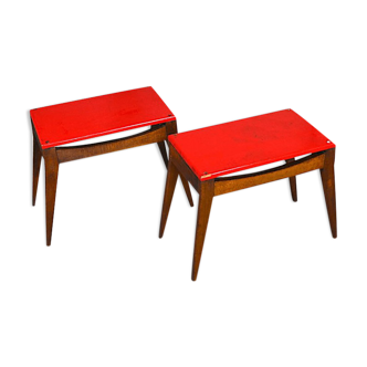 Camellia tables in oak vintage 1950