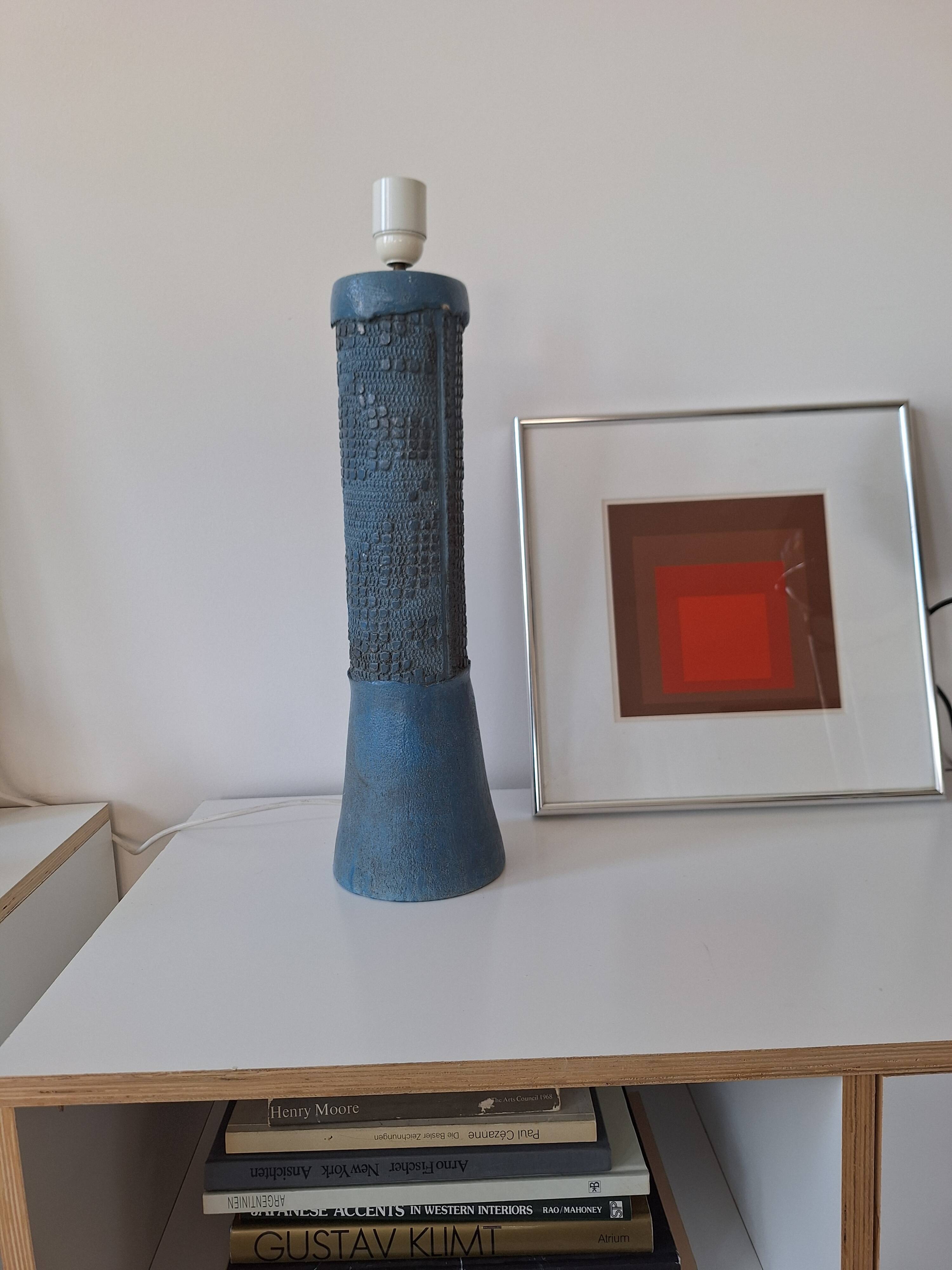 Big Mid-Century Ceramique Table Lamp