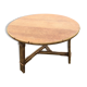 Round rattan coffee table Audoux-Minnet