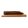 Bronze TGV on a wooden base, scale model of the TGV Sud-Est from the 1980s