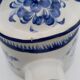 Vase Arrosoir en faience à décor floral . St Clément .