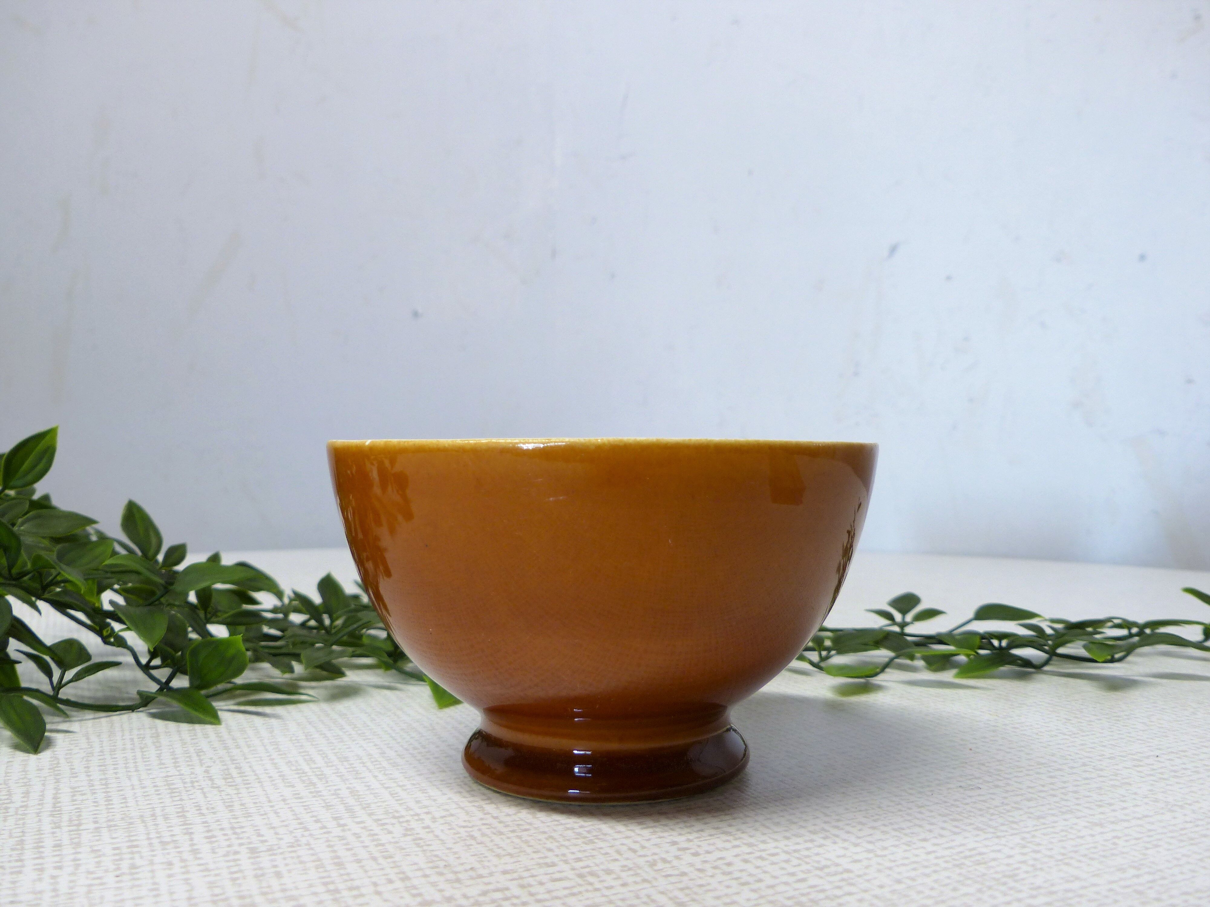Duo of earthenware bowls