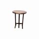 Old French Oak Folding Side Table, mid-century