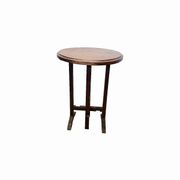 Table d'appoint pliante en chêne, France milieu du siècle