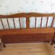 140 x 190 oak bed from the 70s