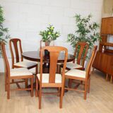 Round Empire style table in Mahogany France