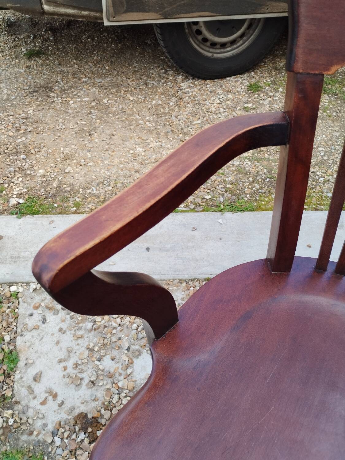 Fauteuil de bureau américain ancien