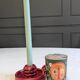 Earthenware candlestick