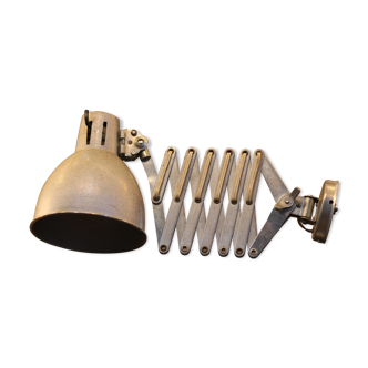 industrial scissor wall lamp