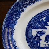 Antique Blue Willow patterned plate: Fenton James Kent, China, circa 1910