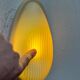 Postmodern Italian silicone wall lamp model Drop 1 by Marc Sadler for Arteluce, 1990s.