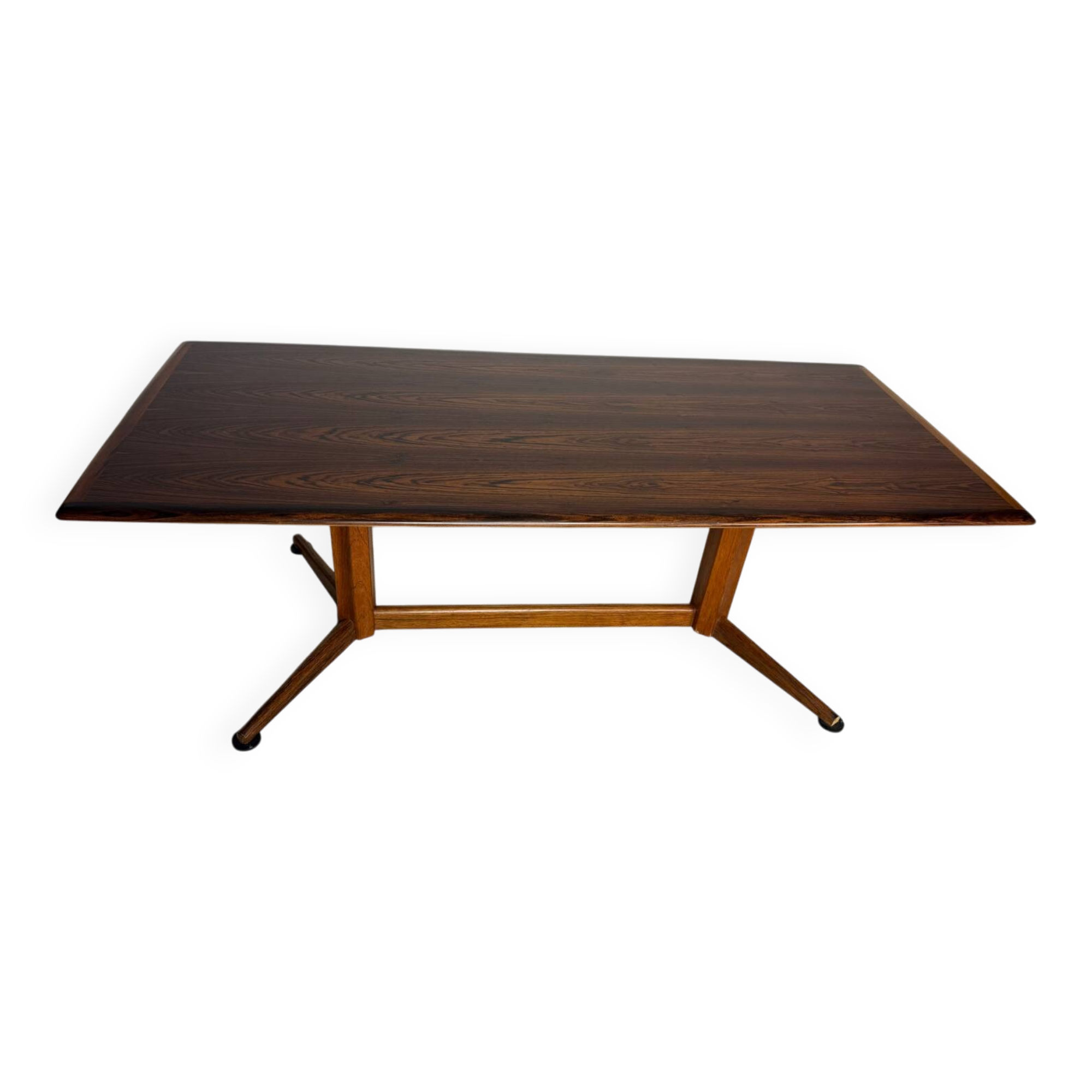 Vintage coffee table – Wooden top & star base