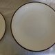 set of 12 flat plates in glazed earthenware Siena by KMK Scandinavia 1965