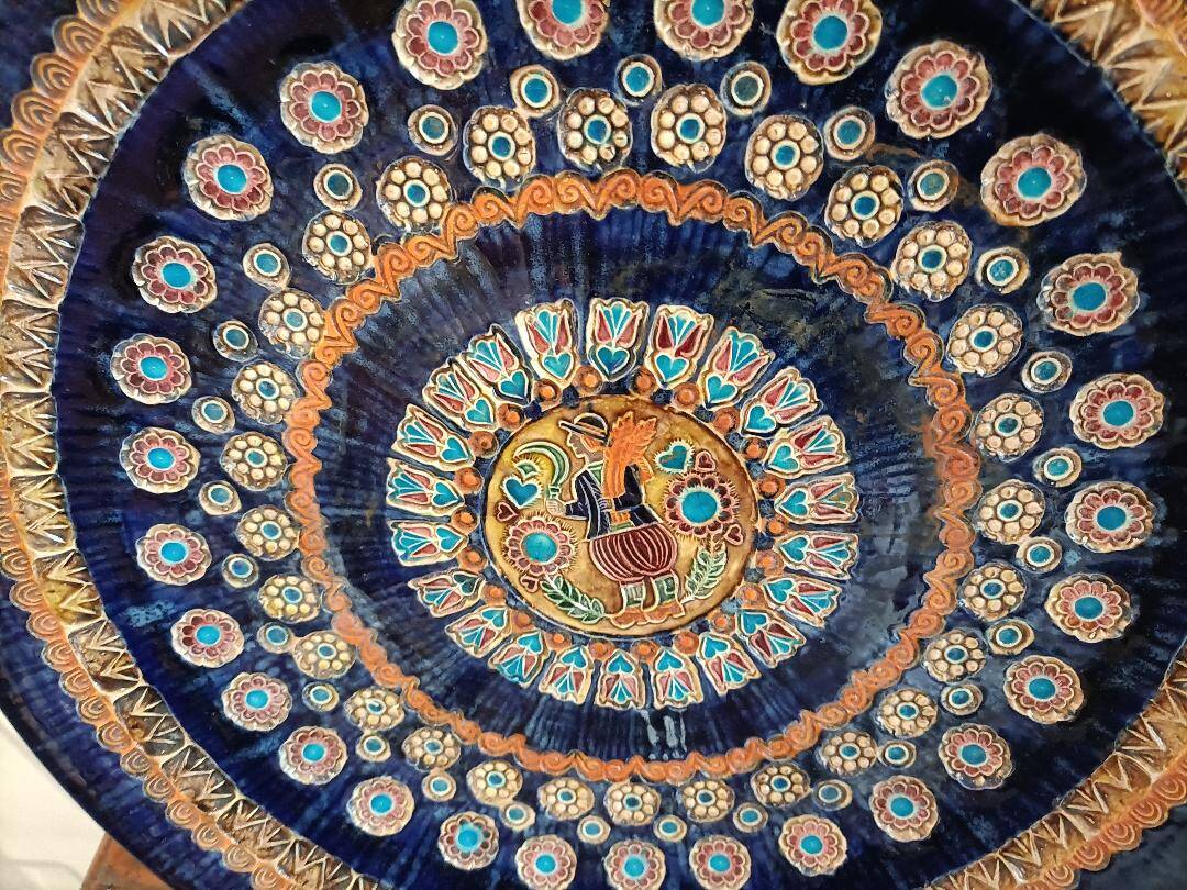 JC Taburet Quimper ceramic dish