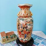 Vase chinois XIXè en porcelaine Canton