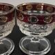 6 stemmed glasses Made in Italy