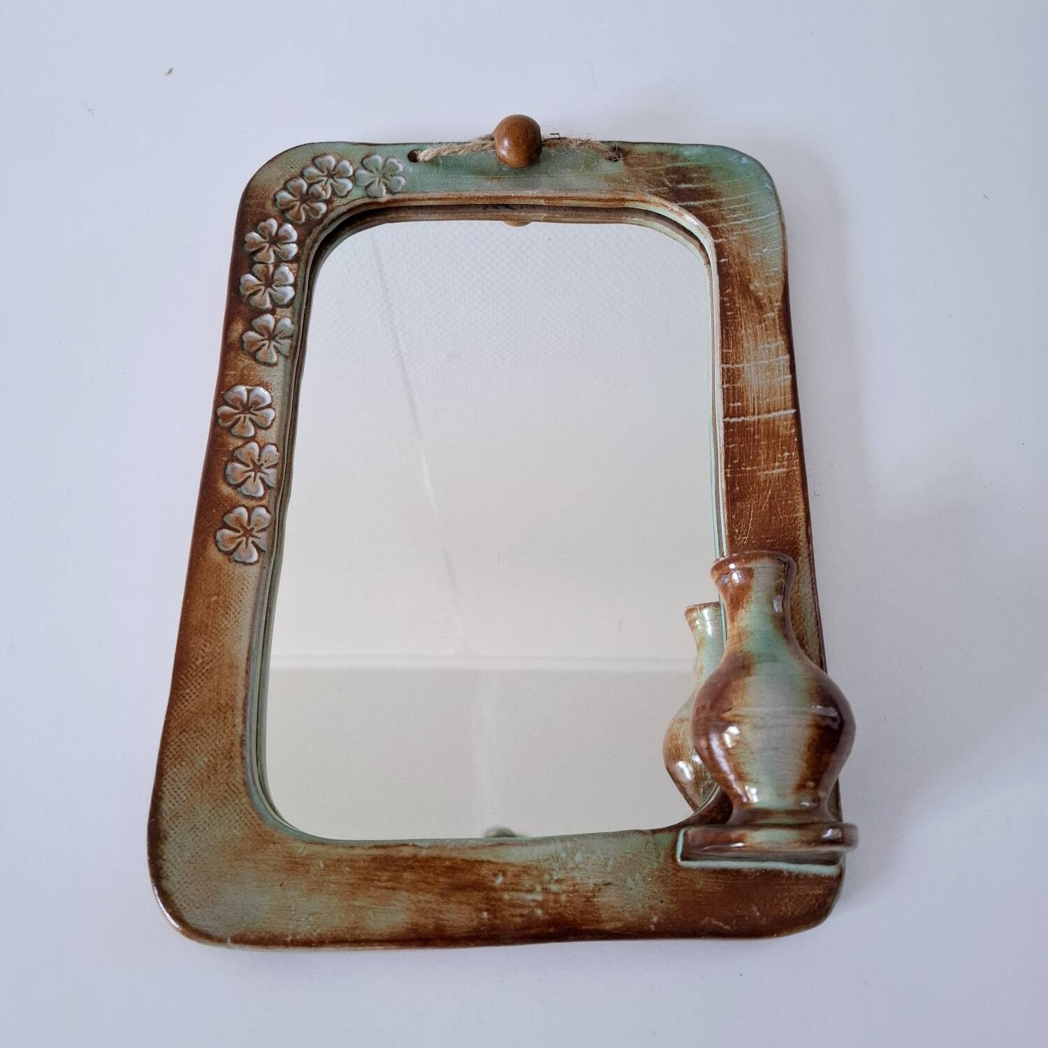 Miroir céramique 70's
