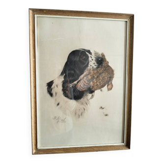 Lithographie animalière